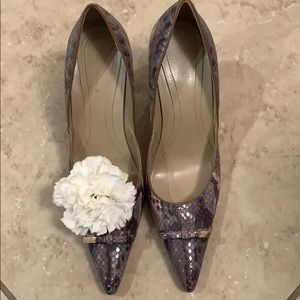 Ann Taylor snakeskin heels
